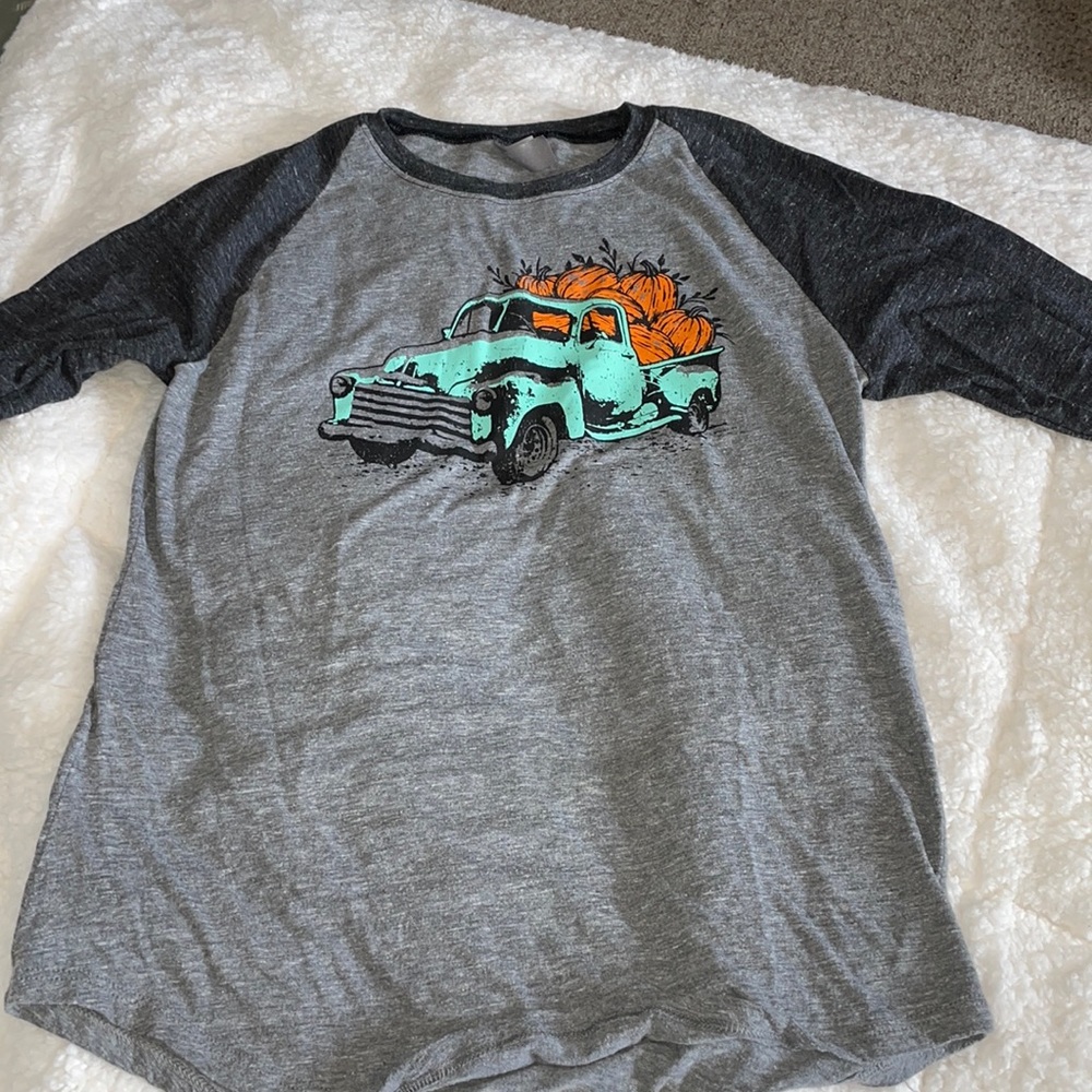 Fall truck quarter sleeve T-shirt